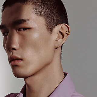 HERMES 稀少 上品 イヤーカフ ゴールド Chaine d'ancre Danae chaine-d-ancre-danae-single-